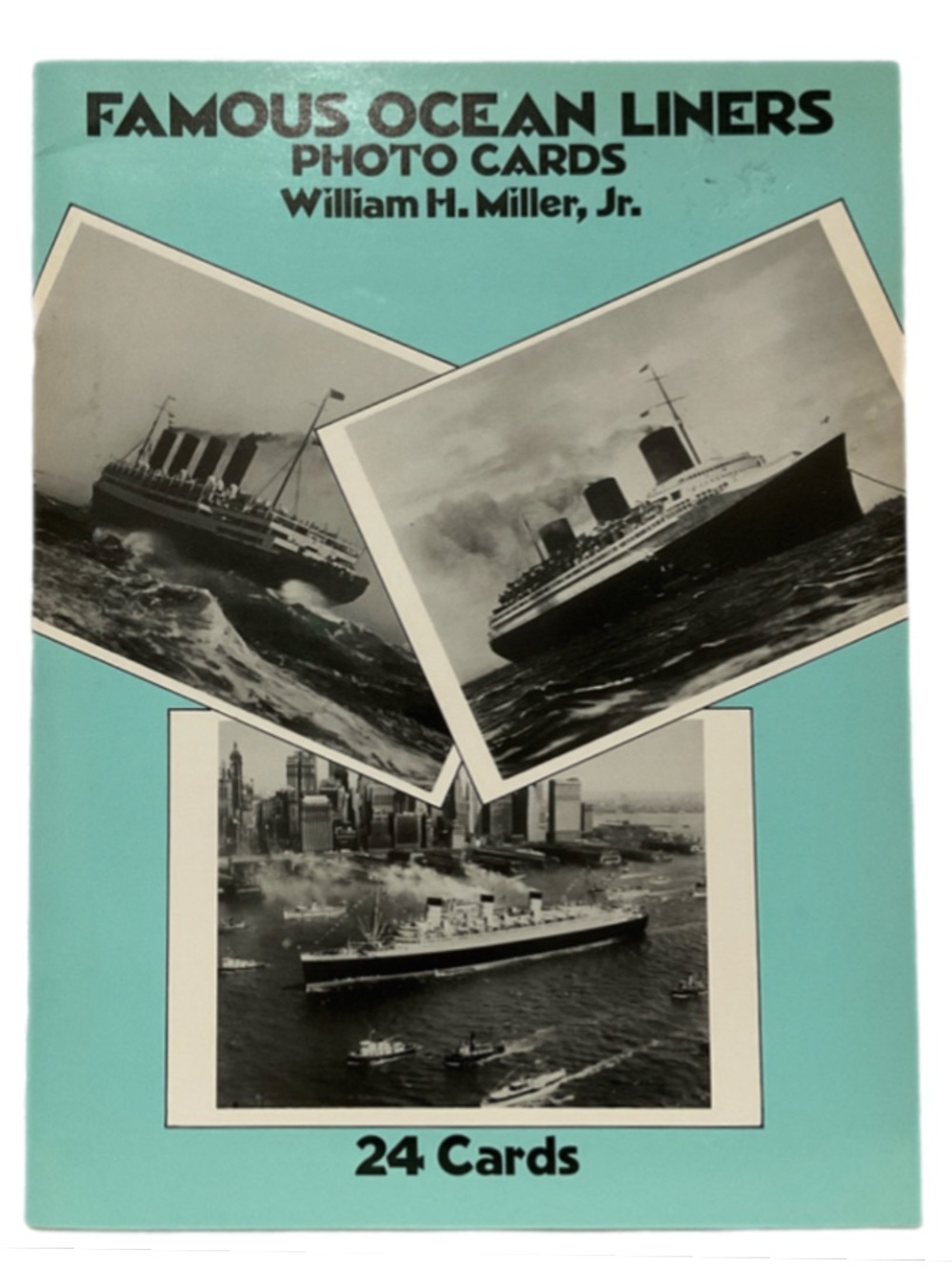 Famous Ocean Liners 24 Photo Postcards Book by William T. Miller, Jr. - Dover